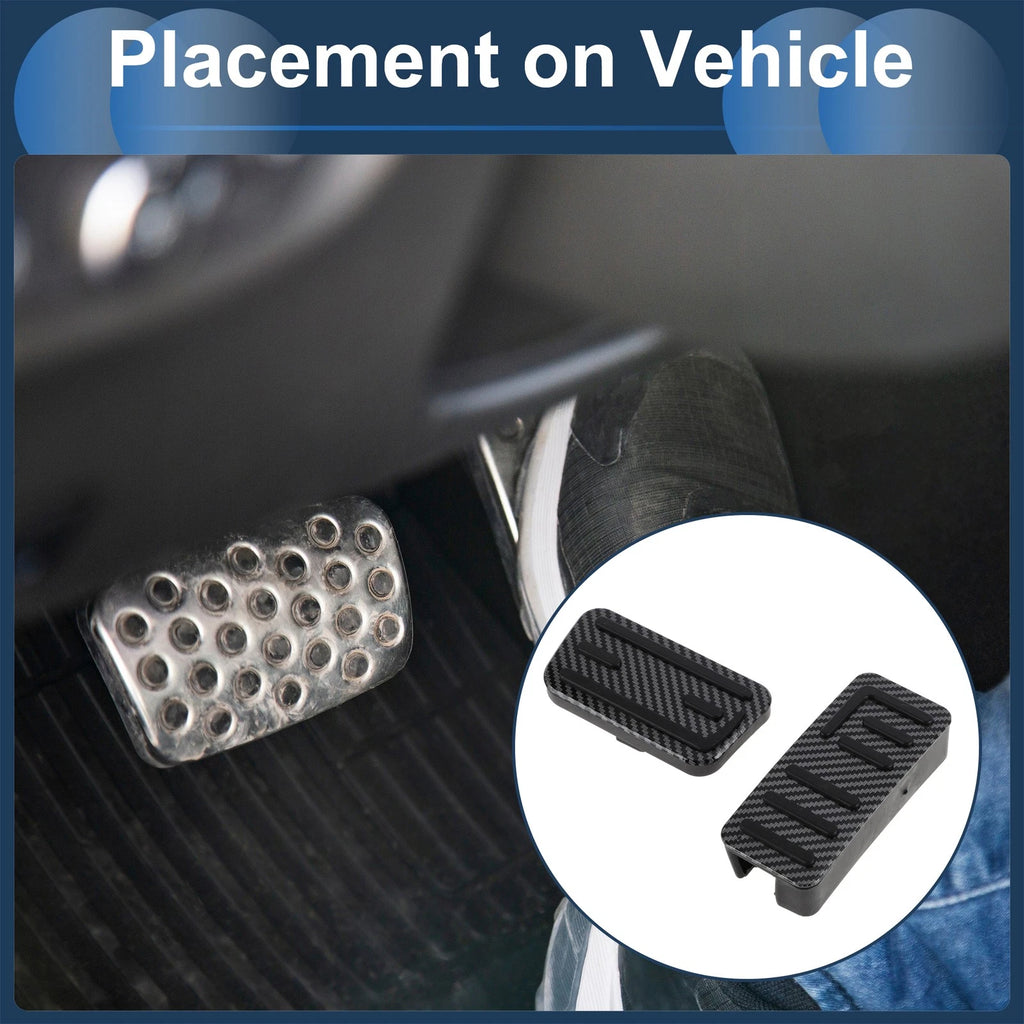 Automatic Accelerator Pedal Covers 2 Pcs for Honda Jazz 2021–2022 Black