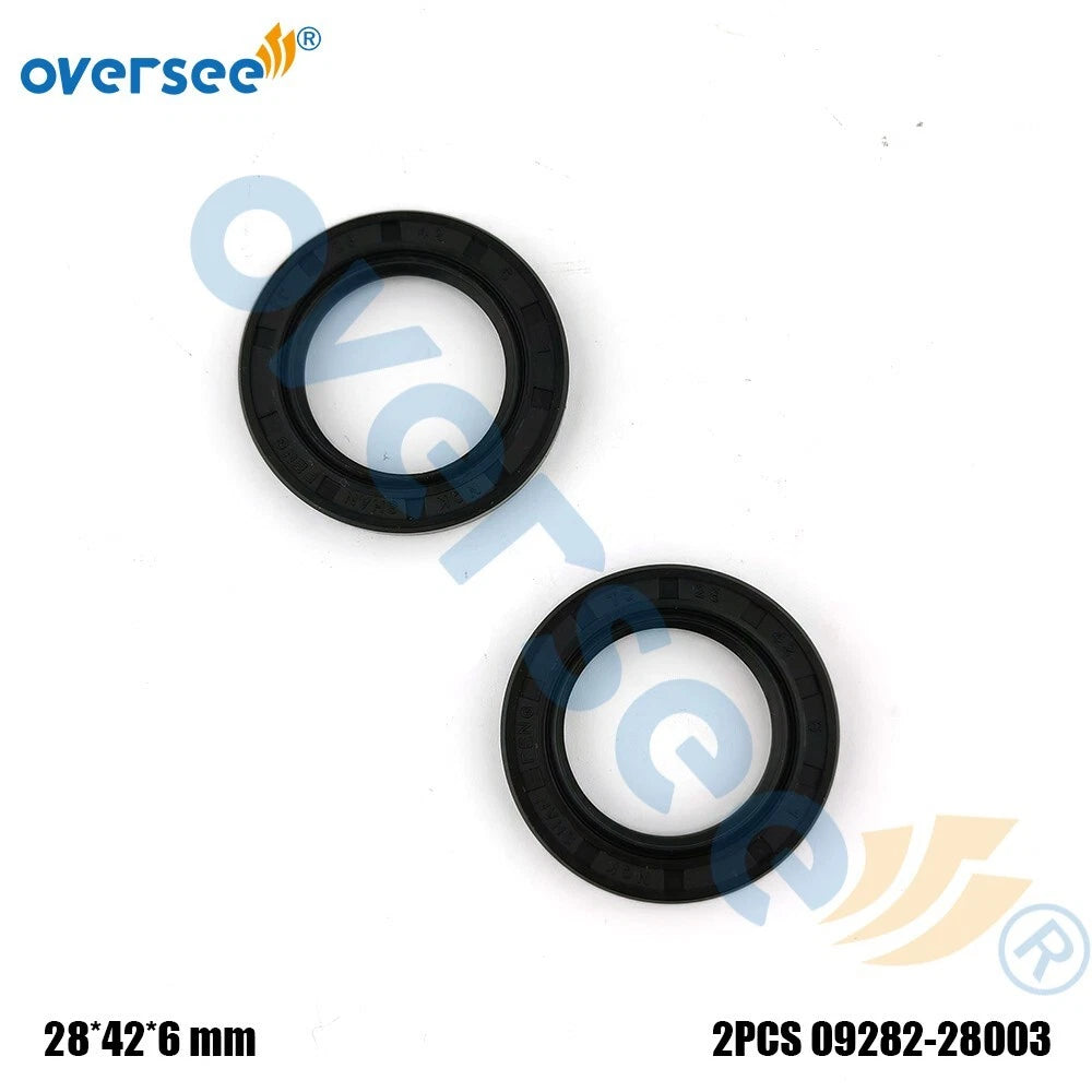 2X Oil Seal 09282-28003 for Suzuki Outboard 60-100HP (60-70, 90-100)