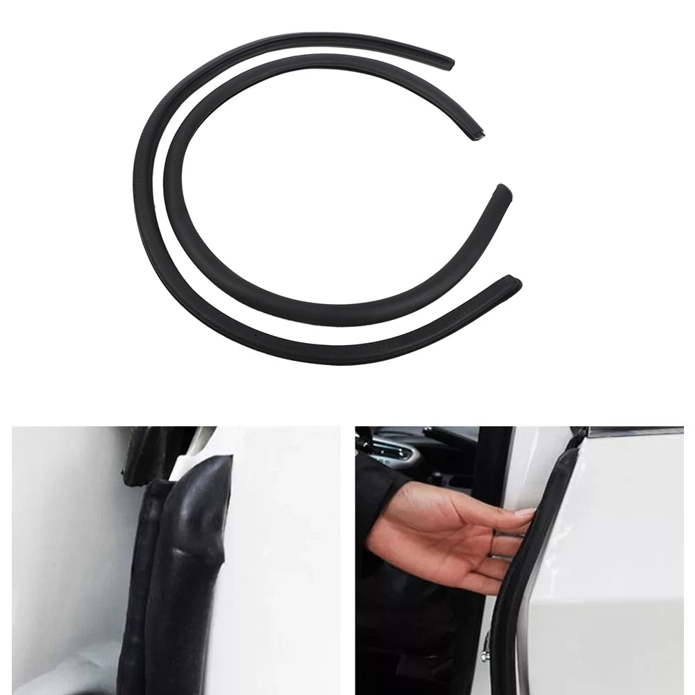 2X Noise Reducing Rubber Seal Strips for Car Doors