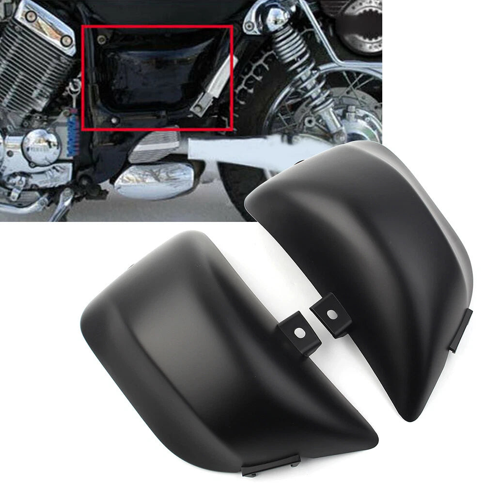 Fairing Side Battery Cover for Yamaha Virago 400 500 535 (1981–1999) Black