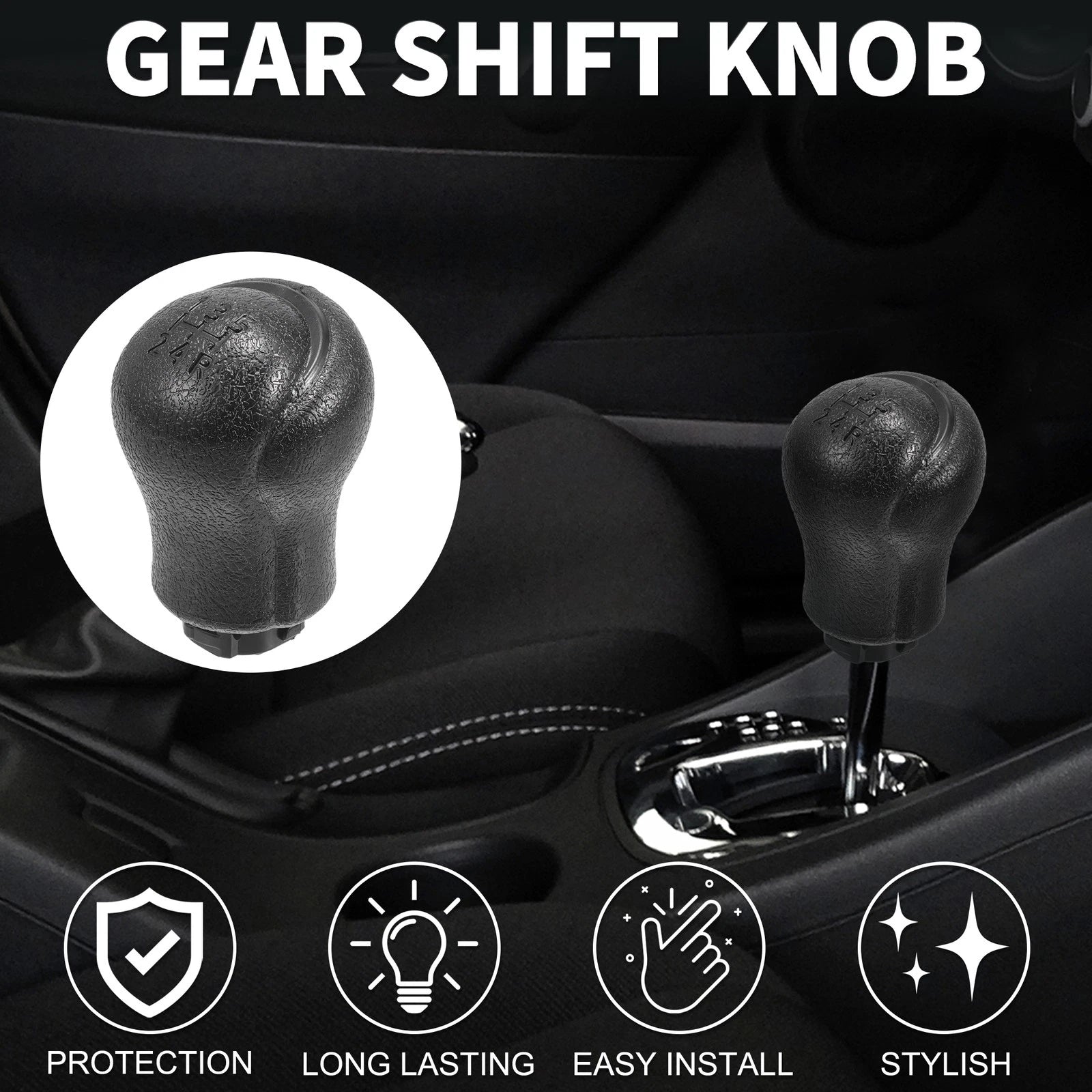 5 Speed Manual Gear Shift Knob Replacement for Toyota Hilux (2011–2015)