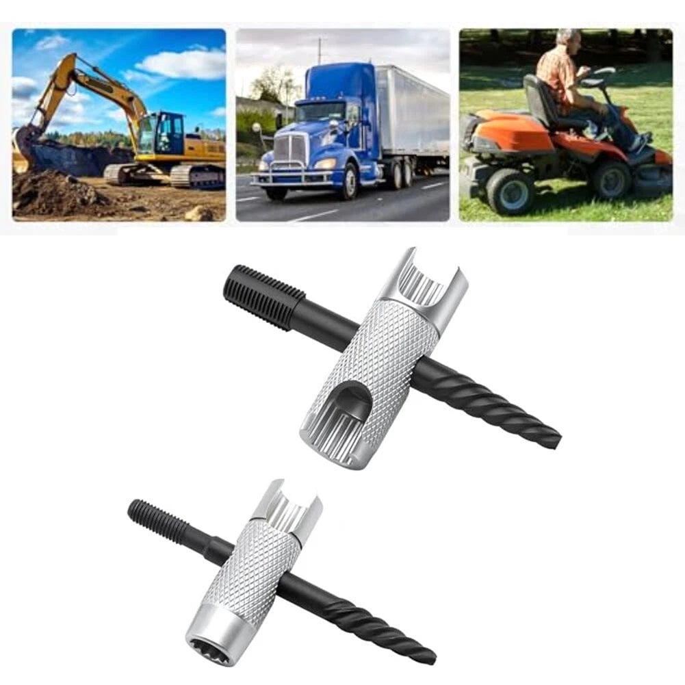 2 Pack Grease Nipple Tool for Hex Sizes 3/8, 5/16, 7/16 Inch