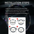 Steering Wheel Cover for Universal Fit (37-38cm)