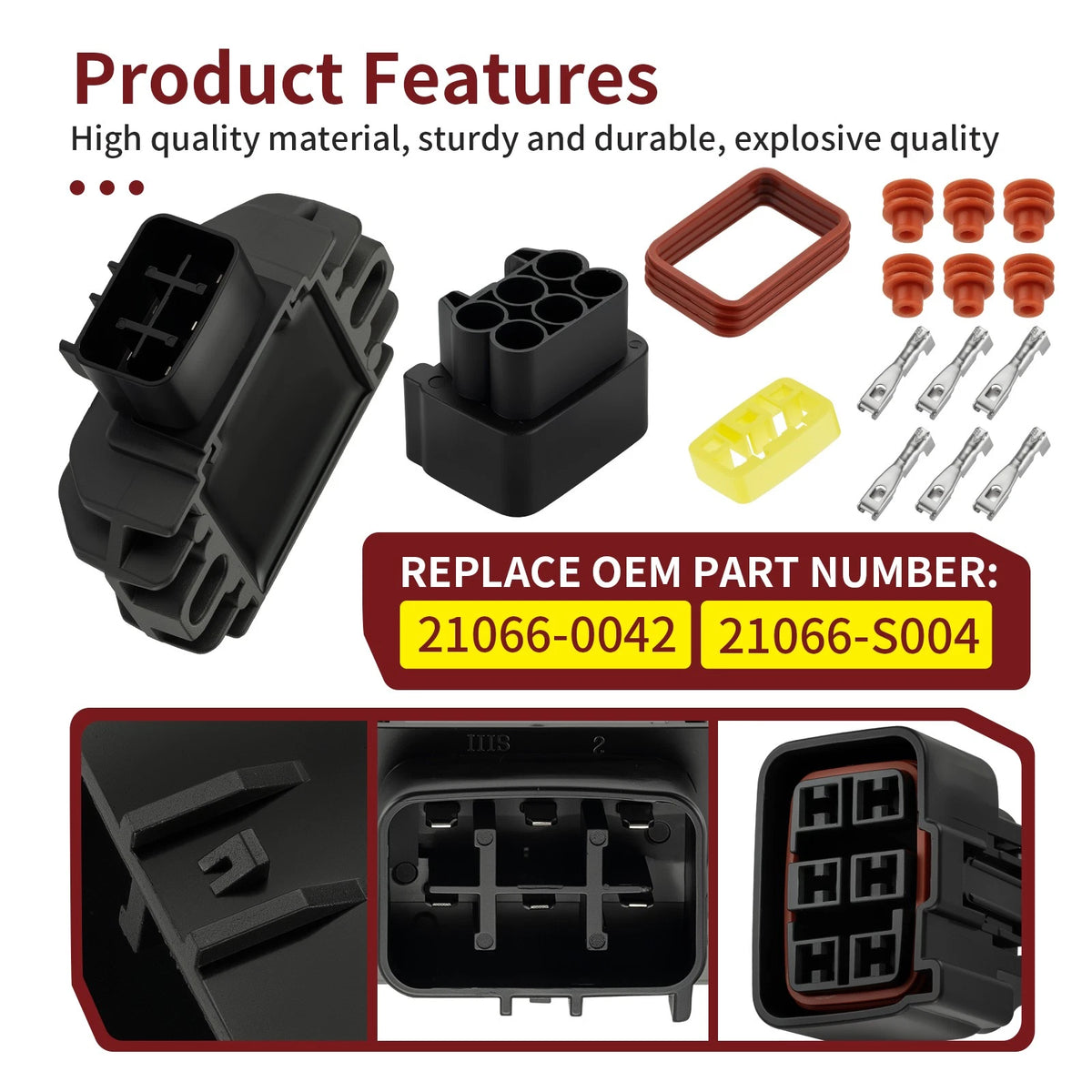 Voltage Regulator 21066-0042 21066-S004 for Kawasaki KFX400 (2003–2006)