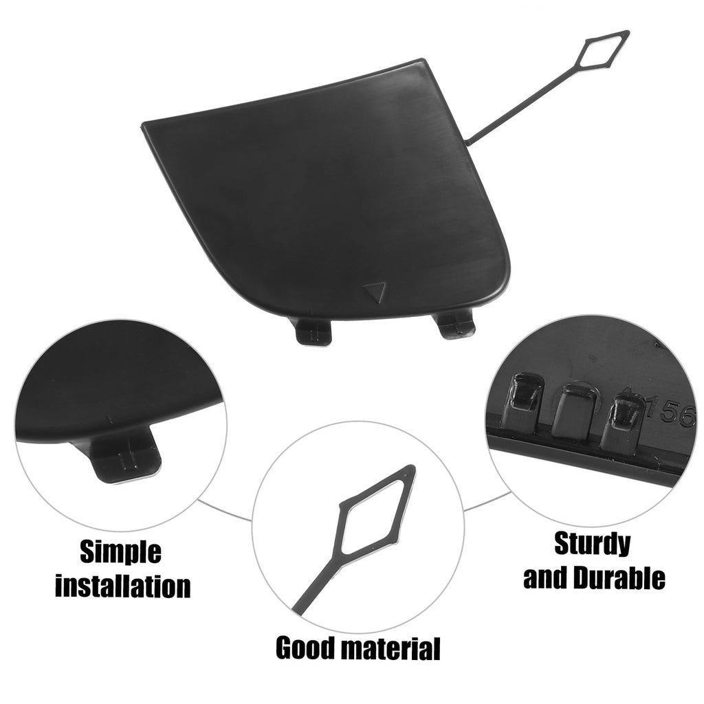 Front Right Bumper Tow Hook Cover Towing Eye Cap Replacement for Mercedes-Benz GLA (2014–2020)