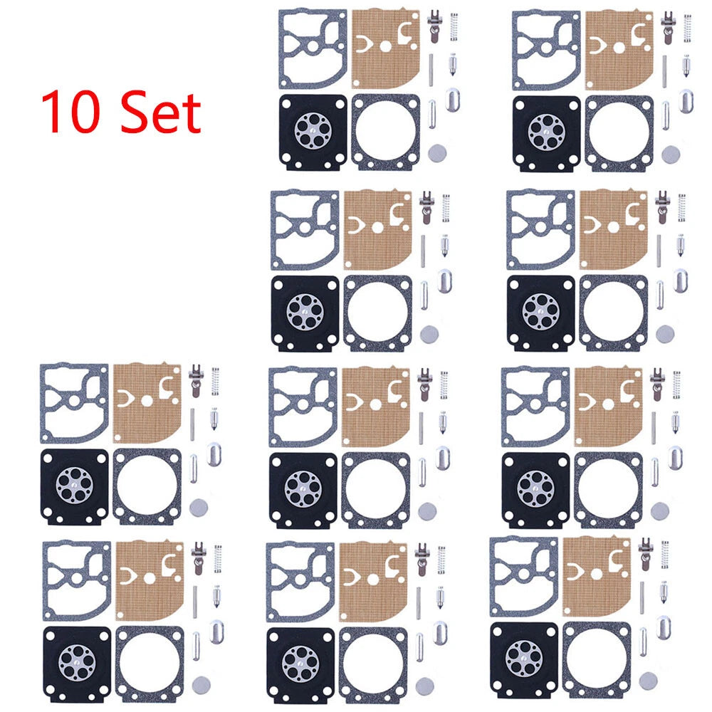 Set of 10 Carburetor Repair Kits for STIHL 017 018 MS170 MS180 ZAMA RB-77