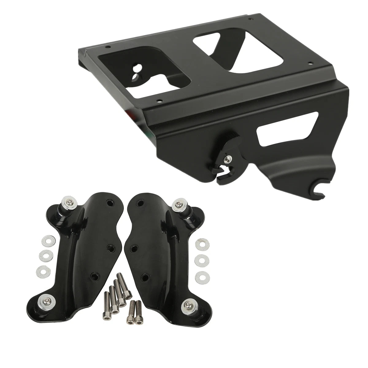 Solo Pack Mount Rack with Docking Kit for Harley Electra Glide (2009–2013)