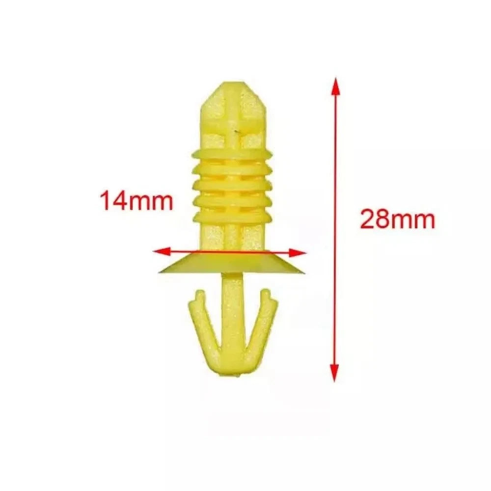 Set of 2 Front Dash Insulator Clips for Ford C-Max, Focus (2013–2018) 1310861, 1310862