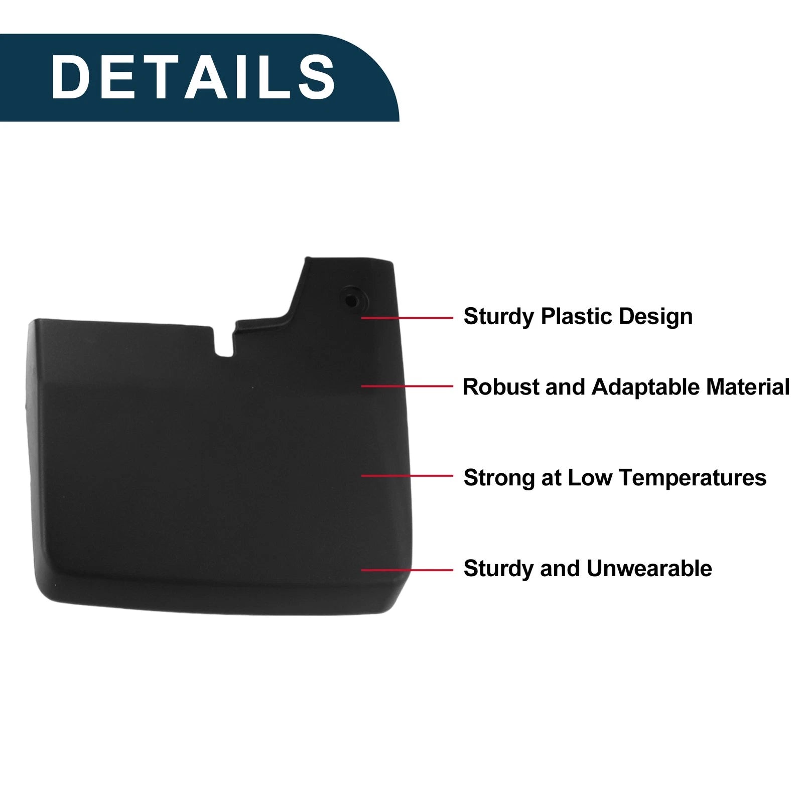 Mud Flaps Splash Guards 1Set for Toyota Land Cruiser LC70 (2007–2022)