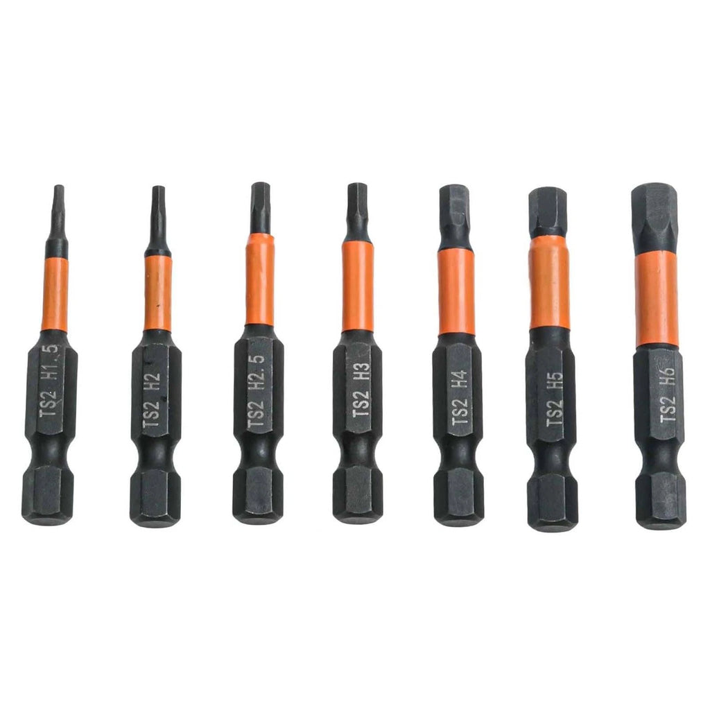 7pcs Hex Shank Screwdriver Bits Set for Professionals