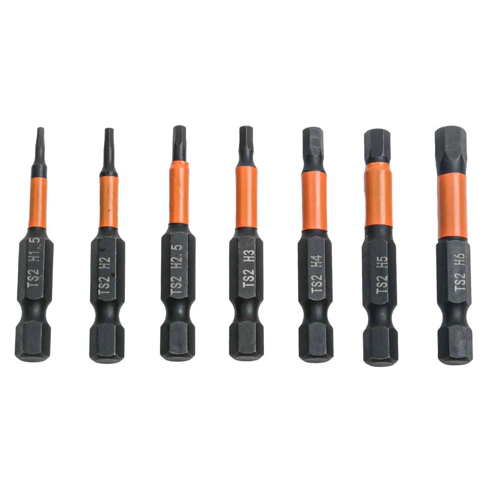7pcs Hex Shank Screwdriver Bits Set for Professionals