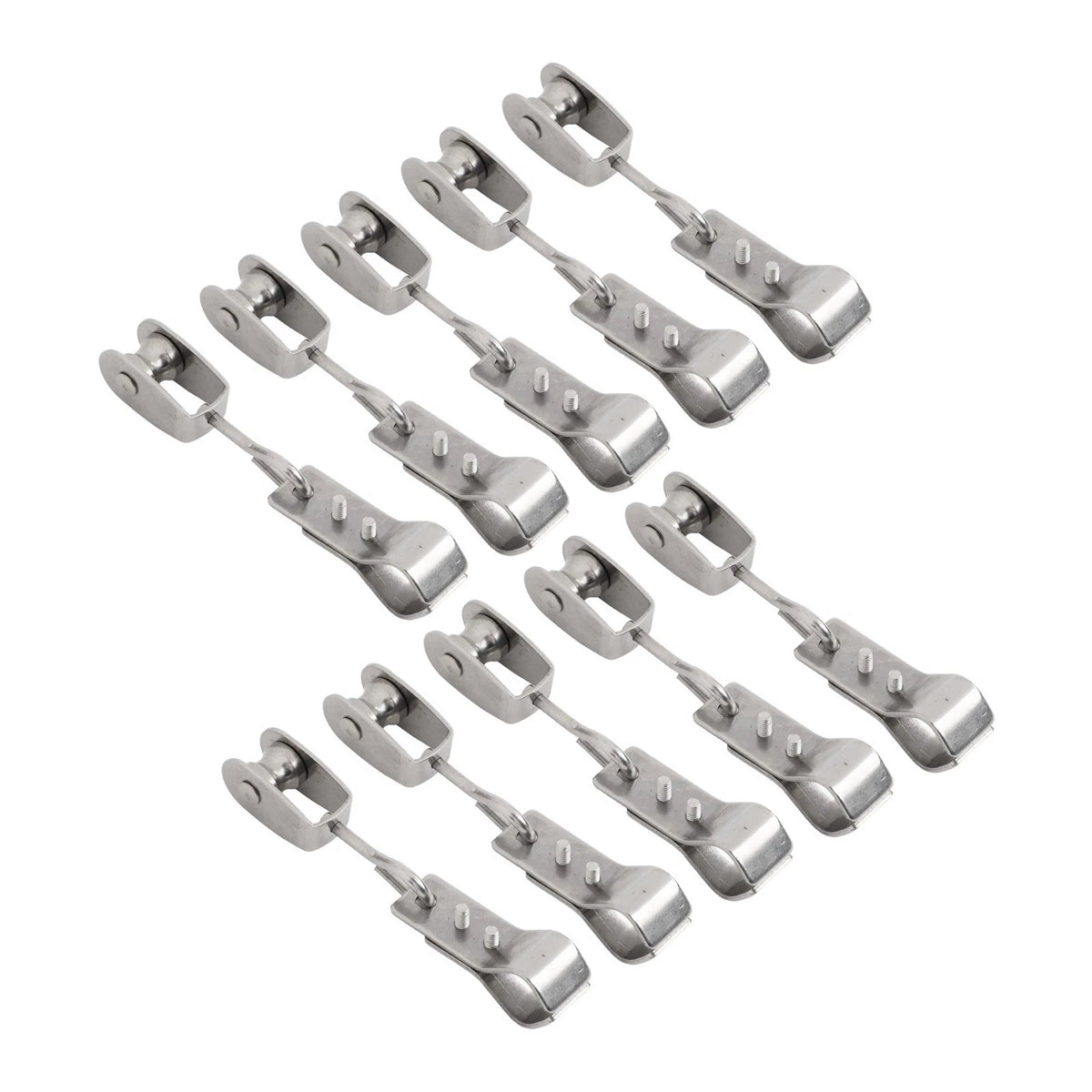 304 Stainless Steel Pulley with Adjustable Clamps for Shade Sails