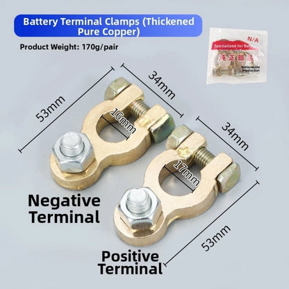 Gold Silver Battery Terminal Connector for Car Truck (2010–2023)