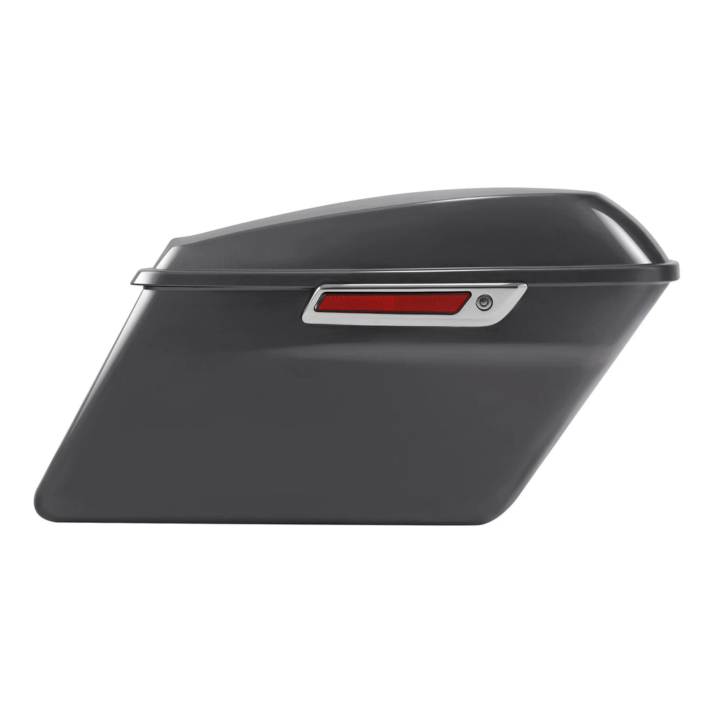 Hard Saddlebags for Harley Electra Glide (2014–2023) Gauntlet Gray Metallic