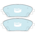 Set of 4 Bendix Front Disc Brake Pads for Mazda 3 (2014–2016)