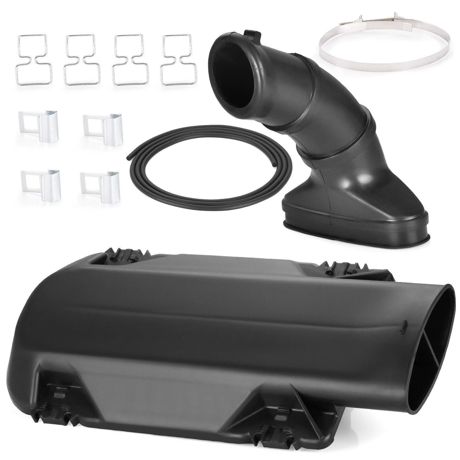 Air Box Lid Cover Cap + Seal + Clip + Clamp + Duct Boot for Yamaha Banshee 350 (1987–2006)