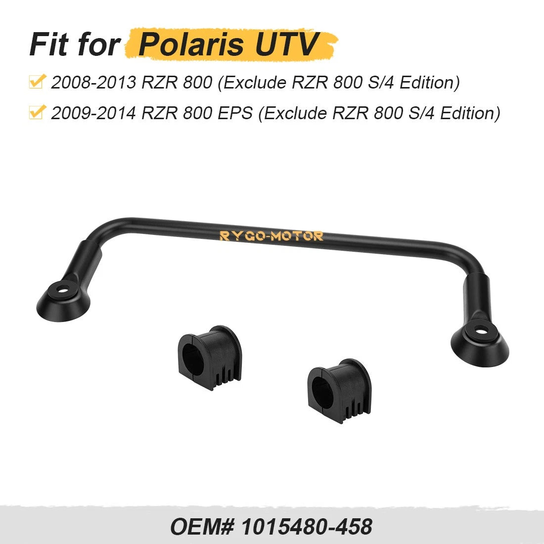 Rear Suspension Stabilizer Sway Bar for Polaris RZR 800 (2008–2014) 1015480-458