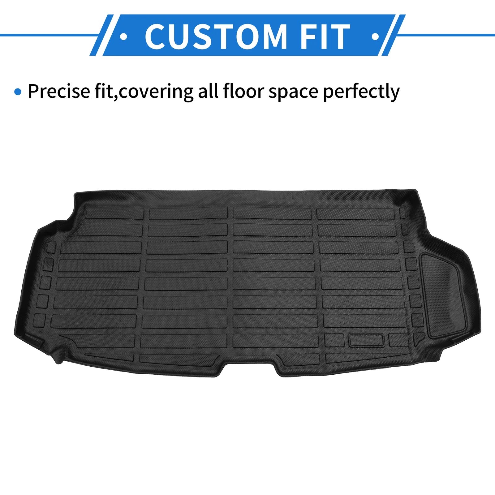 Cargo Liner Rear Trunk Mat for Volvo XC90 (2016–2024) TPE Long Stripe Pattern