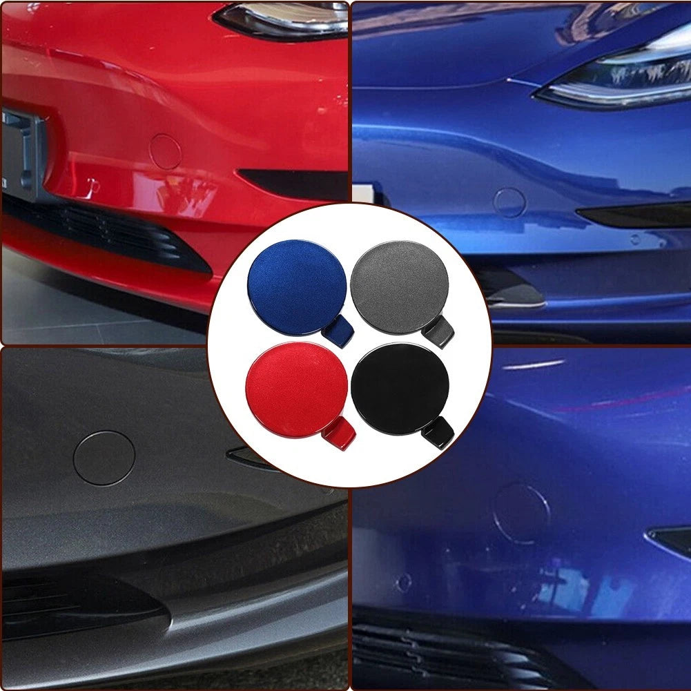 Front Bumper Towing Hook Cover Cap for Tesla Model 3 (2017–2023)