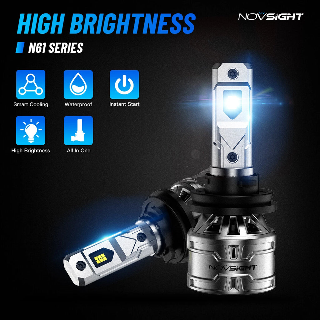 2X H11 LED Headlight Bulbs for