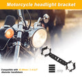 Light Bar Mounting Bracket for Motorcycle (Aluminum Alloy, Black)