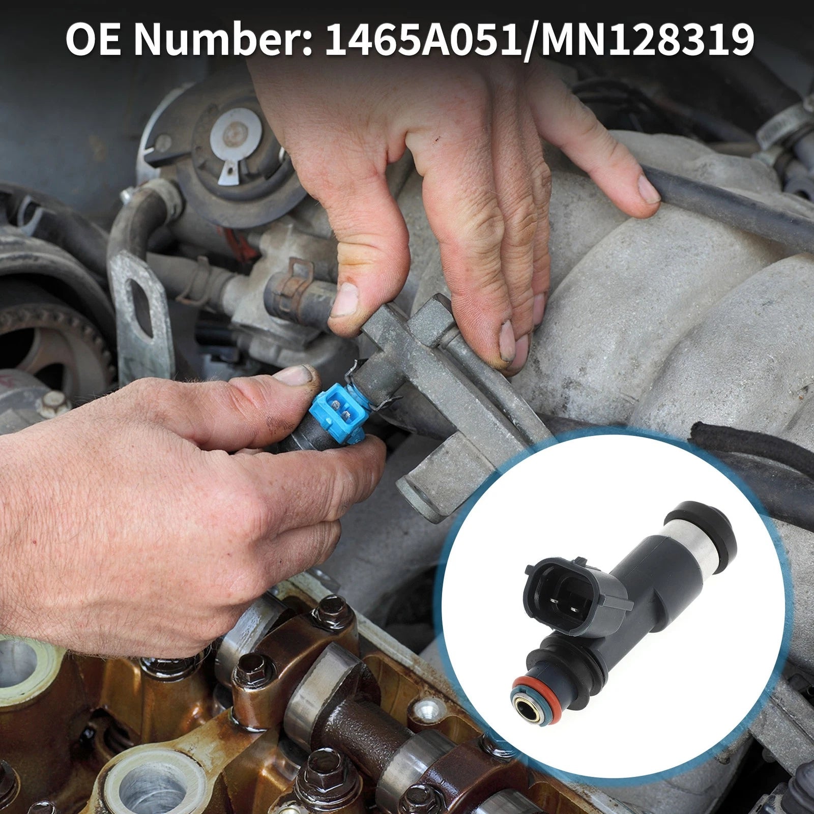 Fuel Injector for Mitsubishi Eclipse GS 2.4 (2006–2012) Single Black