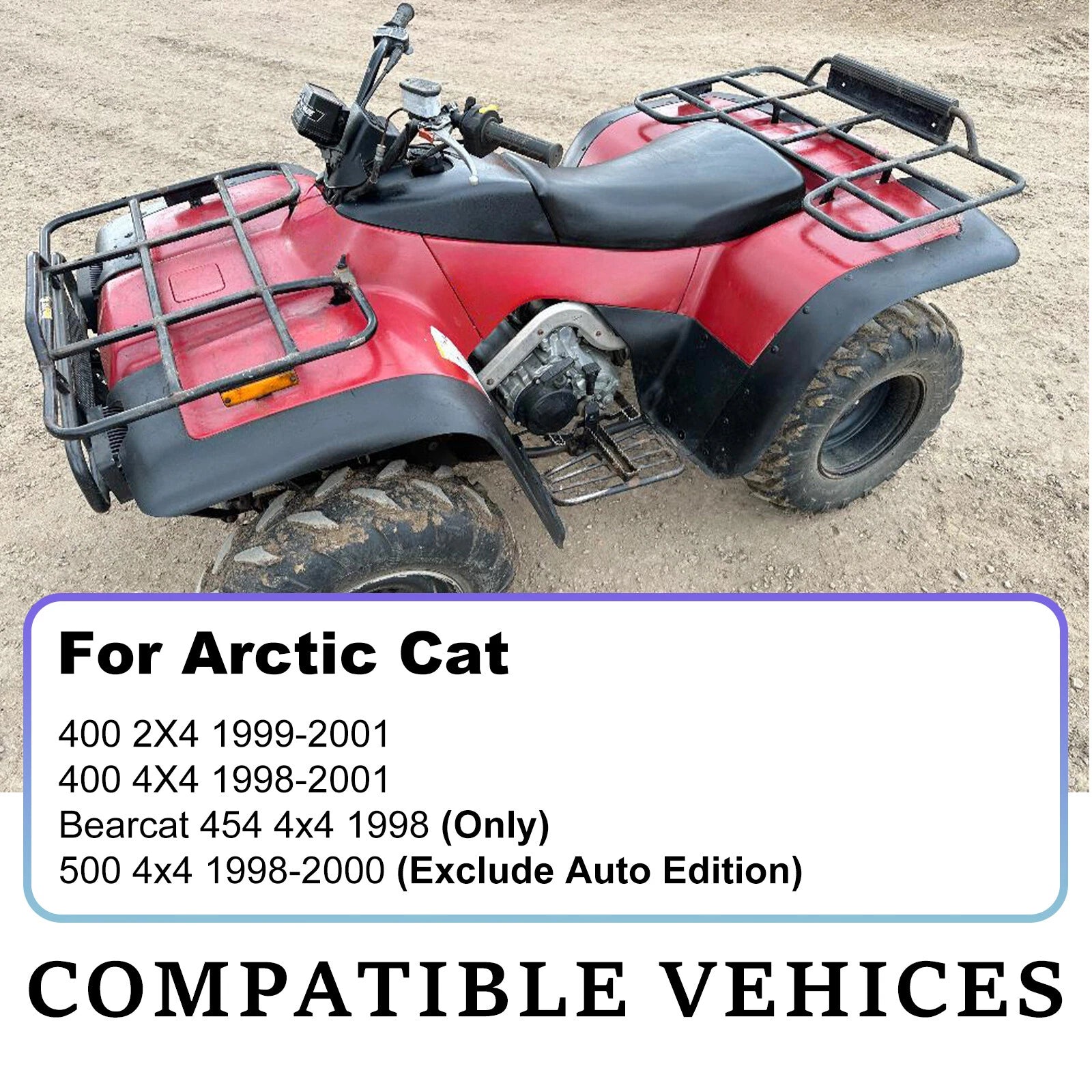 Carburetor with Diaphragm Cover for Arctic Cat Bearcat 400 500 (1999–2006)