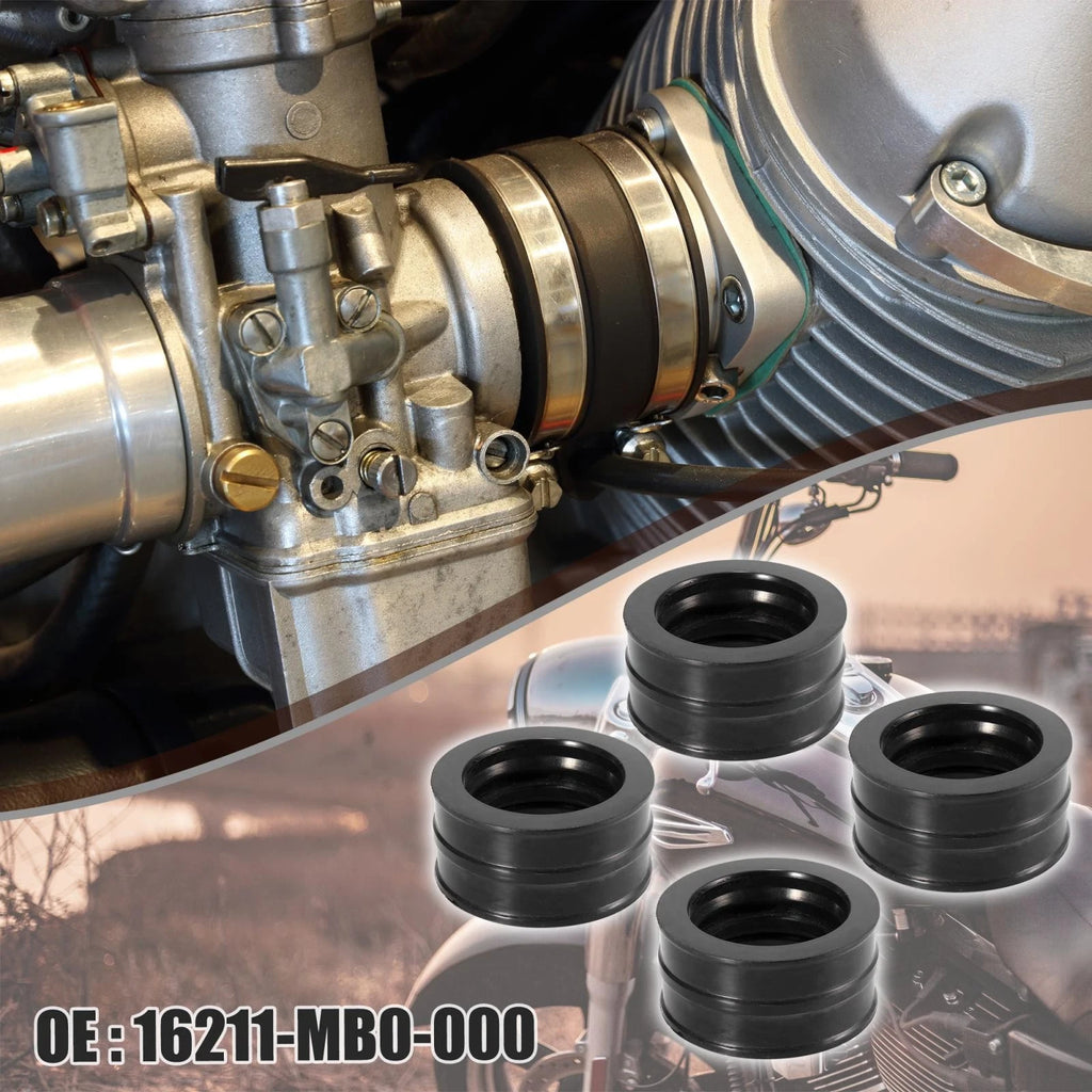 4PCS Carburetor Intake Adaptor Connector for Honda Motorcycle (2000–2024)