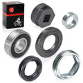 2X Steering Stem Bearing Seal Holder Nut for Yamaha Kodiak 400 450 (1993–2000)
