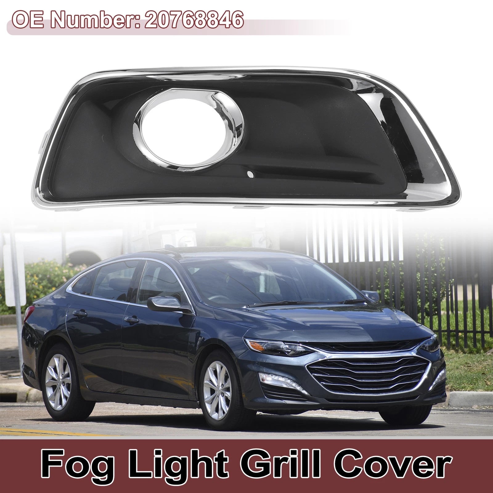 Front Right Fog Light Grill Replacement for Chevy Malibu (2013–2014)
