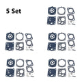5X Carburetor Repair Kit for Stihl 041 041AV 045 050 051 (RK-21HS)