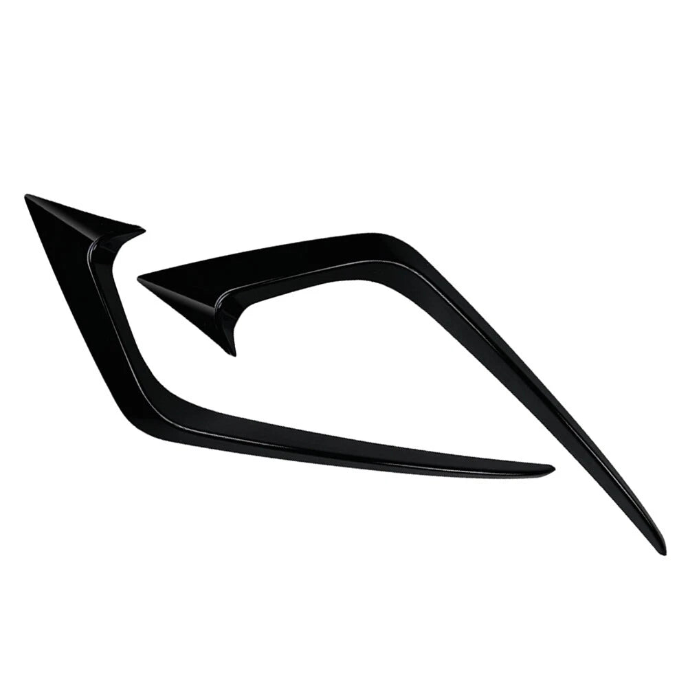 Pair Front Bumper Side Splitter Spoiler for Ford Fiesta ST MK6 (2012–2017)