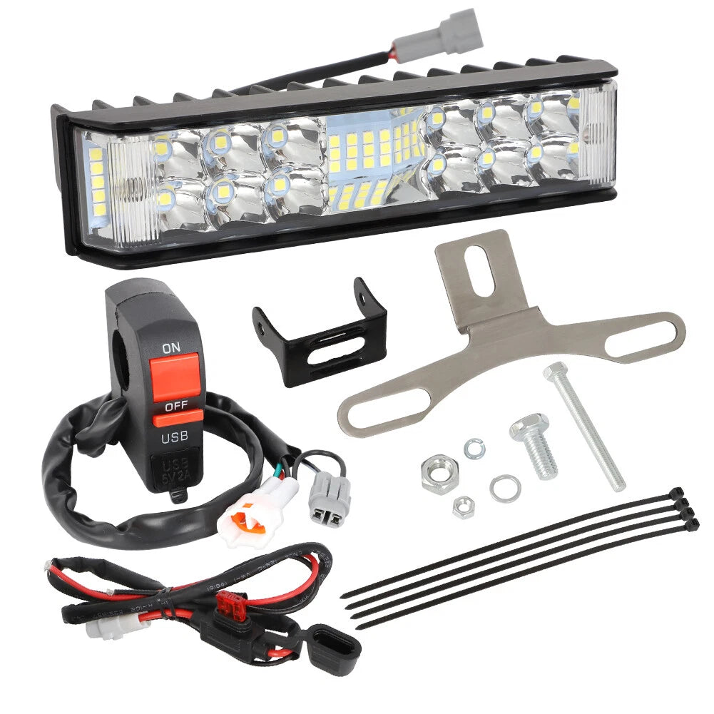 LED Headlight Light Bar Kit for Honda CRF250R CRF450R (2003–2008)