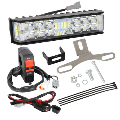 LED Headlight Light Bar Kit for Honda CRF250R CRF450R (2003–2008)