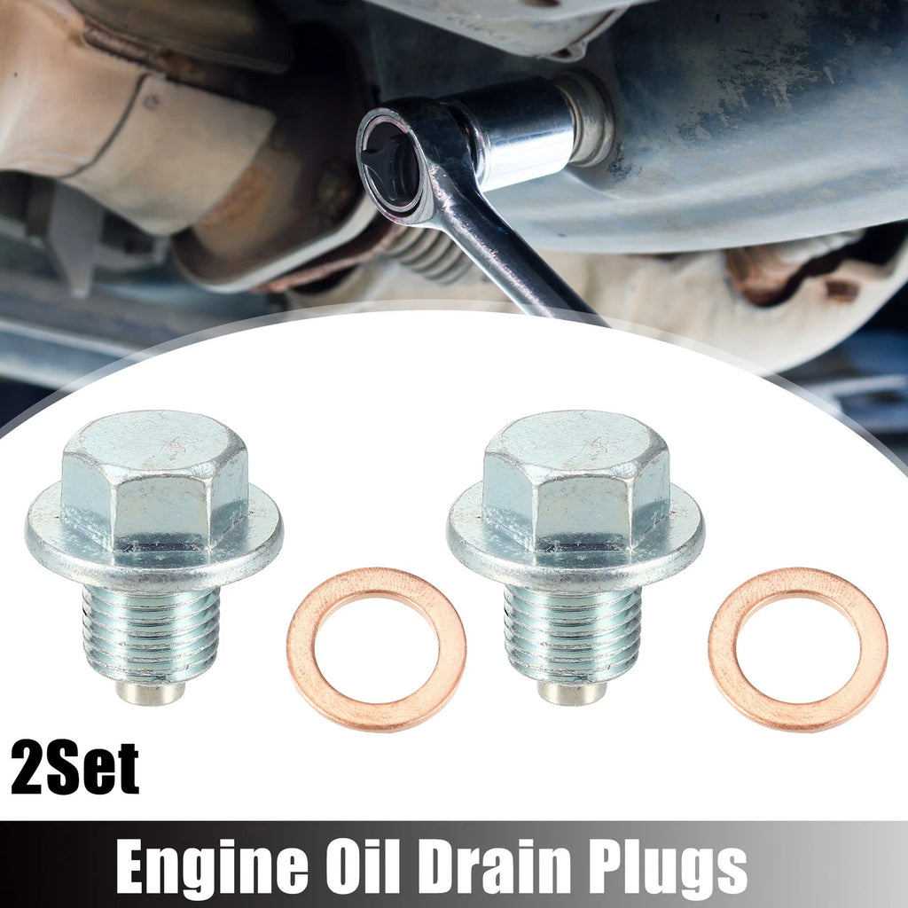 Oil Drain Plug Washer M12x1.25 Replacement Set for Toyota (2007–2015)