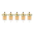 5 Pcs Inline Gas Fuel Filter for Motorcycle (Industrial)