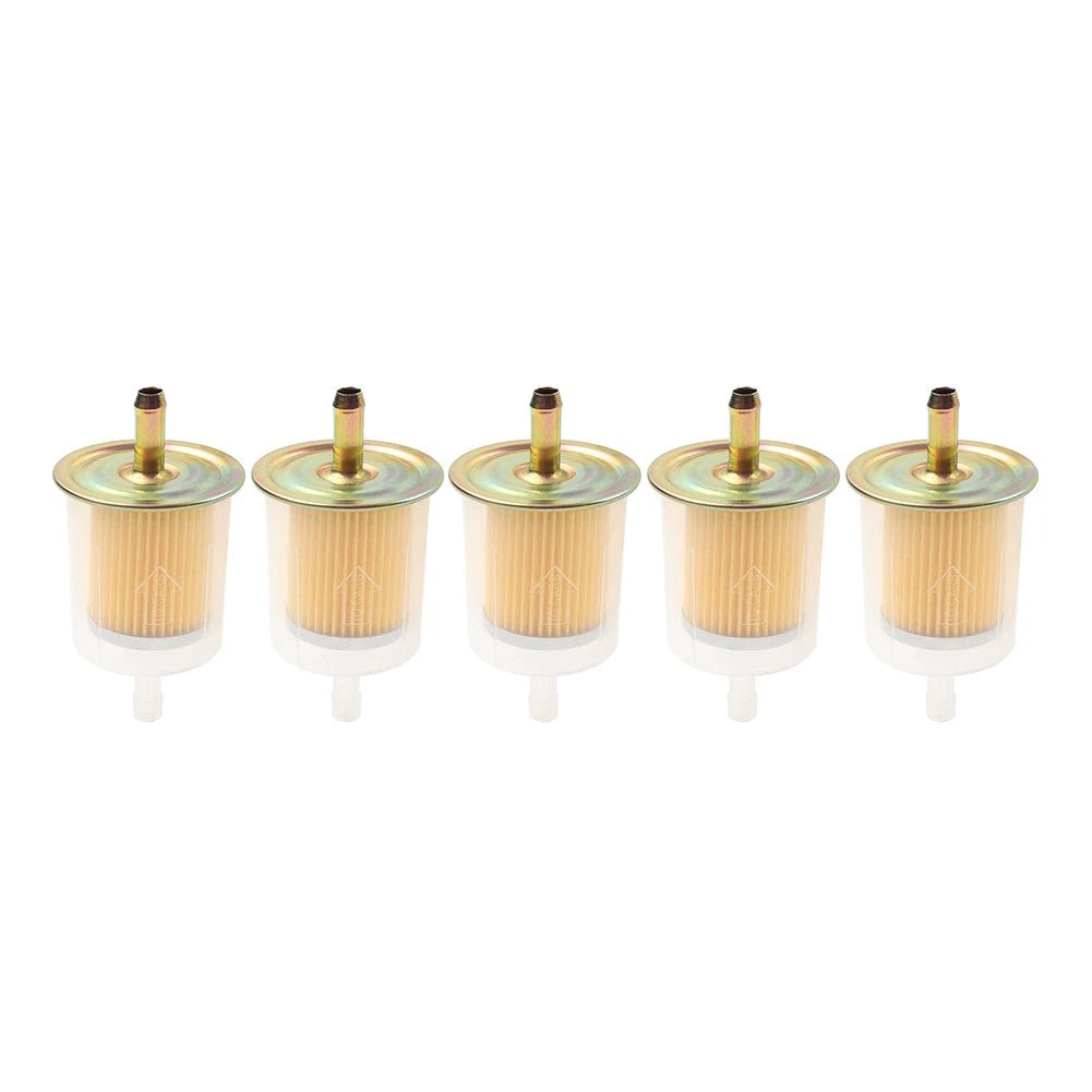 5 Pcs Inline Gas Fuel Filter for Motorcycle (Industrial)