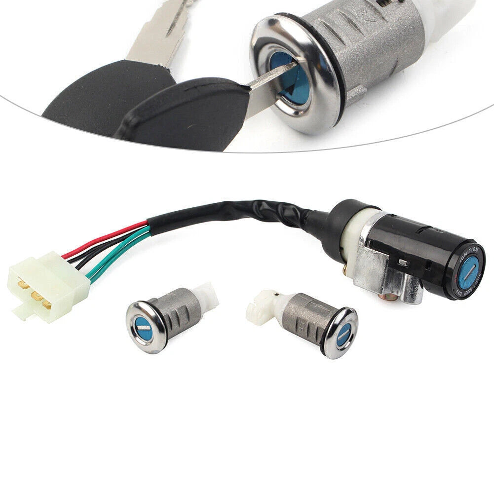5-Wire Ignition Switch Lock Set for GY6 50cc Scooter Moped (2000–2023)