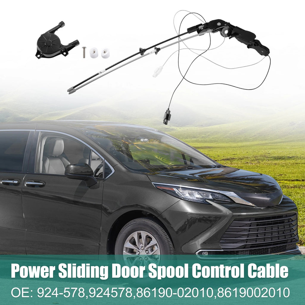 Left Side Sliding Door Spool Control Cable Replacement for Toyota Sienna (2004–2010)