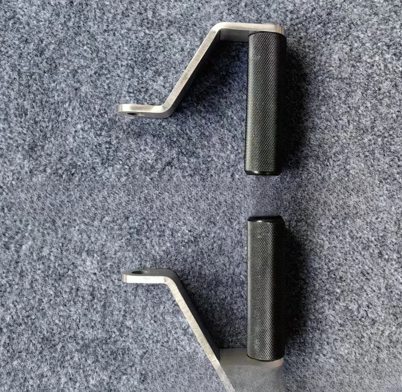 L Shape Aluminum Handle Bar for Cable Machine Pulldown Exercises