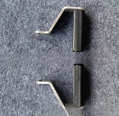 L Shape Aluminum Handle Bar for Cable Machine Pulldown Exercises