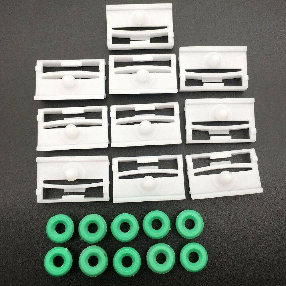 20pcs Panel White Side Skirt Trim Clips for BMW E36 E46 E90