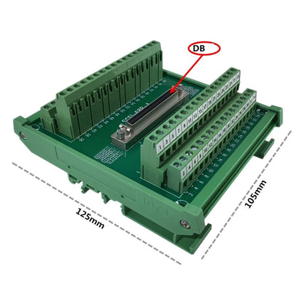 Relay Terminal Block SCSI-68P-A with DB Hole Design for Industrial Use