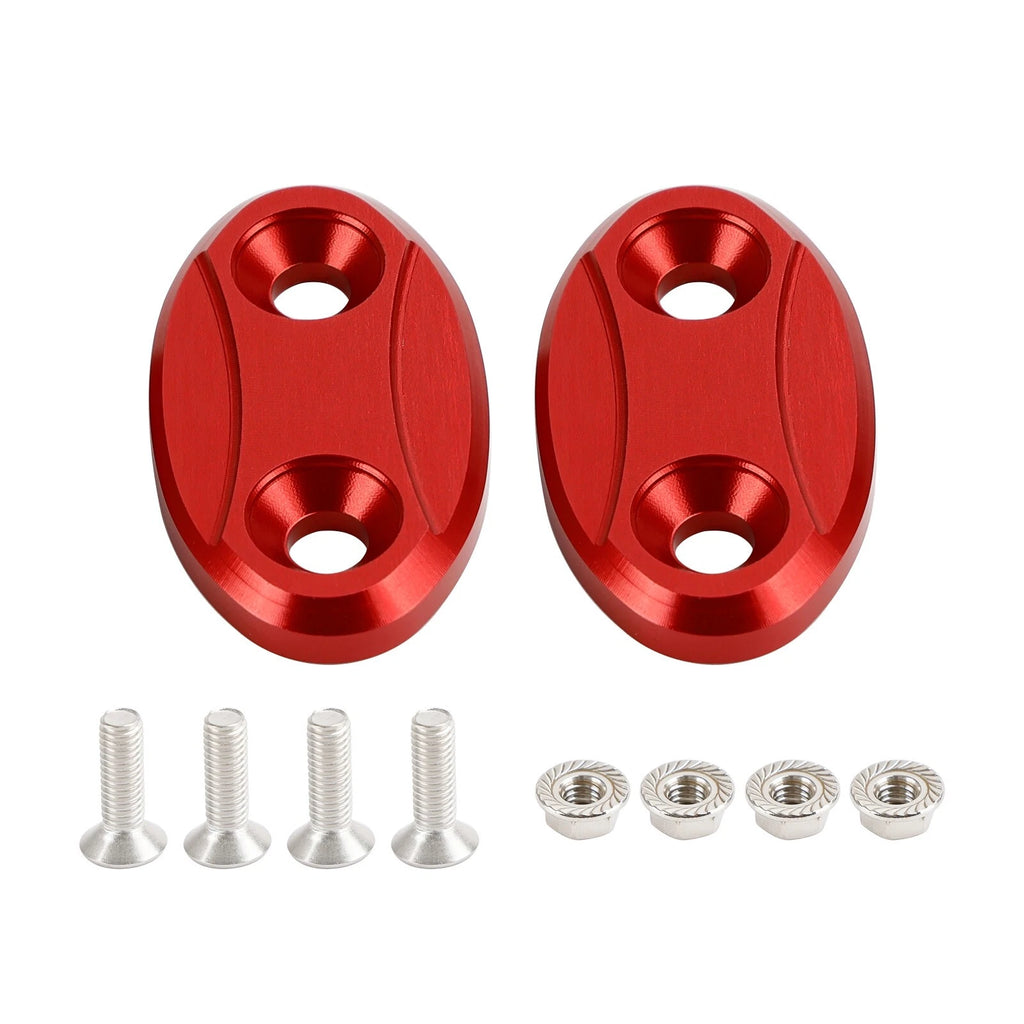 Mirror Delete Blanking Block Off Plates for Kawasaki ZX-6R (2003–2004)