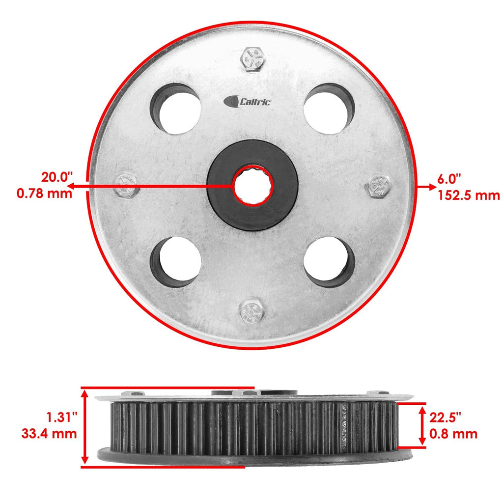 Caltric Timing Pulley Replacement for Cub Cadet CC760 CC800 LTX1040 (2006–2017)