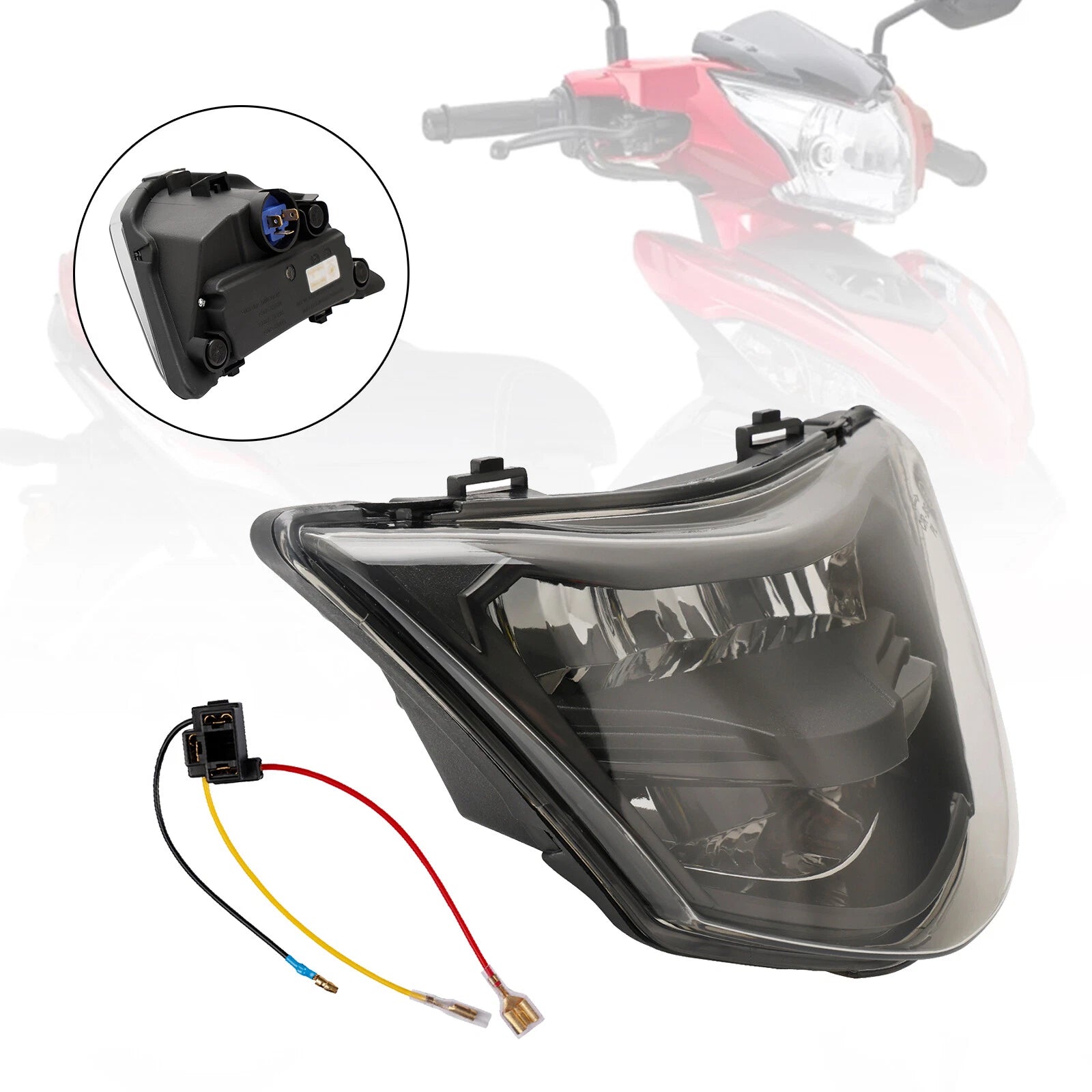 LED Headlight Grille Protector for Yamaha LC135 V1 (2010–2015)
