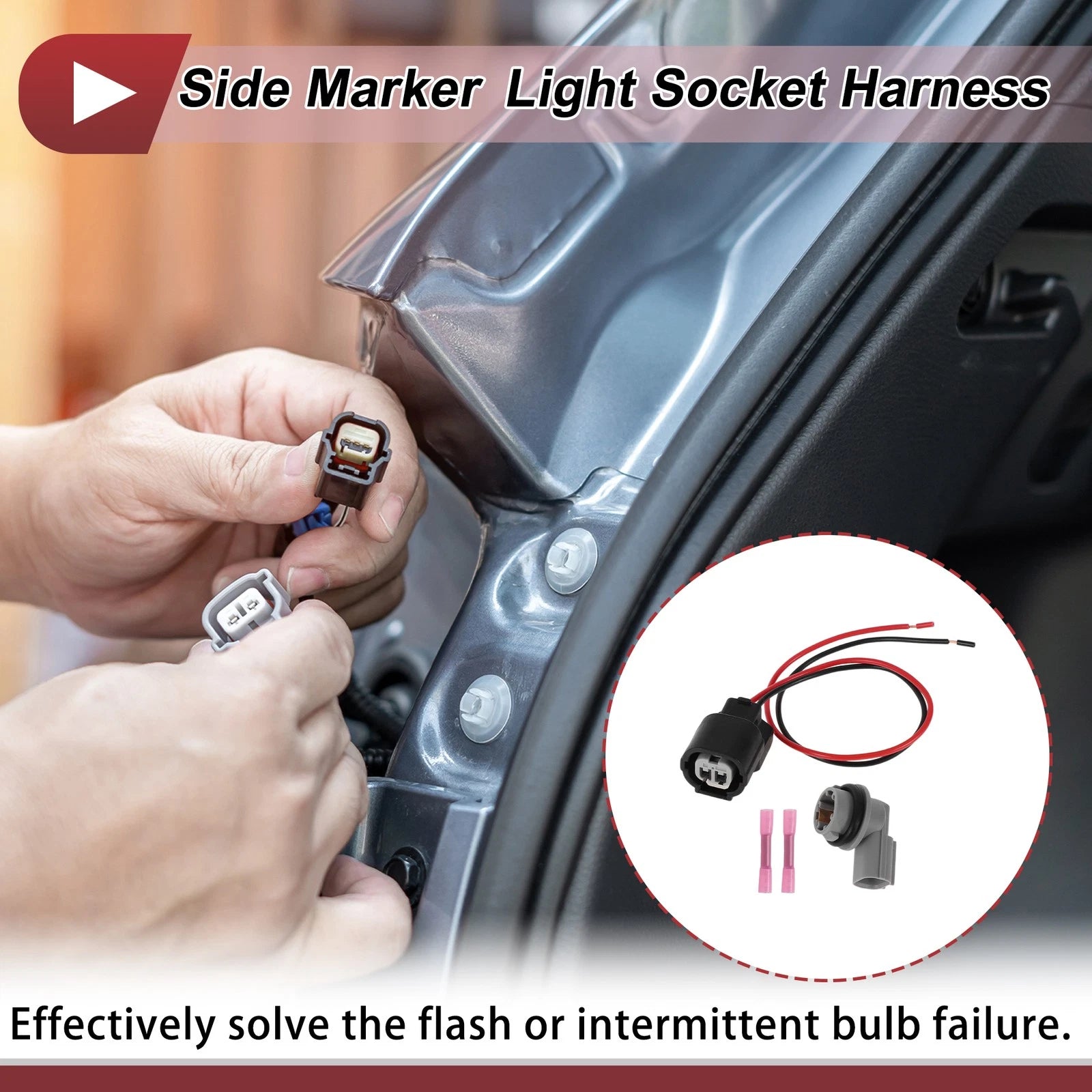 Side Marker Light Wiring Harness for Honda Civic (2016–2021)