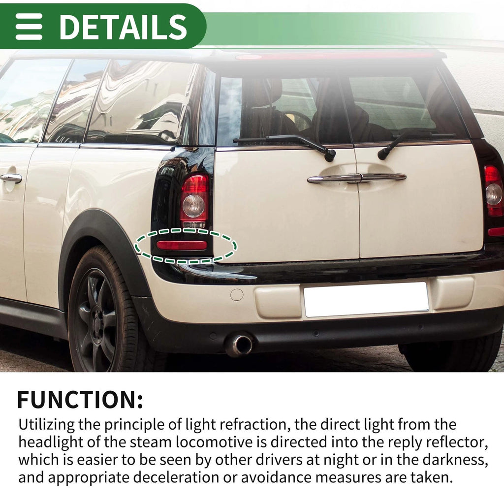 Bumper Reflector Replacement for BMW Mini Cooper Clubman R55 (2008–2014) Rear Left