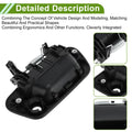 Exterior Door Handle for Chevrolet Spark (2013–2016) No.95227886 Black Front Left