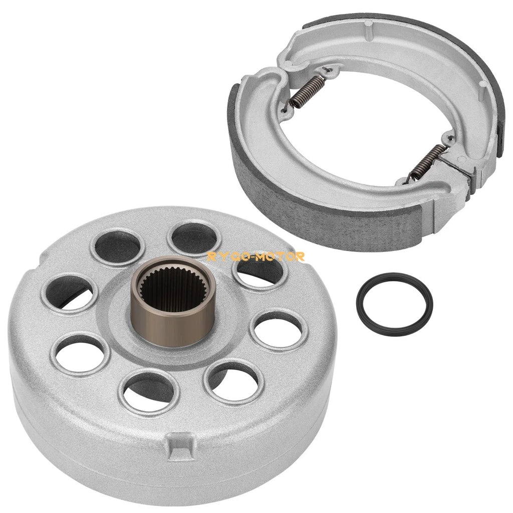 Rear Brake Drum with Brake Shoes Seal for Honda Fourtrax 300 TRX300 (1988–2000)